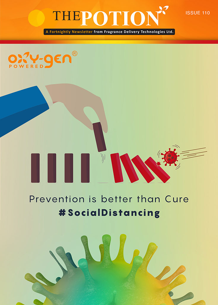 Oxy-Gen Powered encourages Social Distancing - The Potion Issue 110