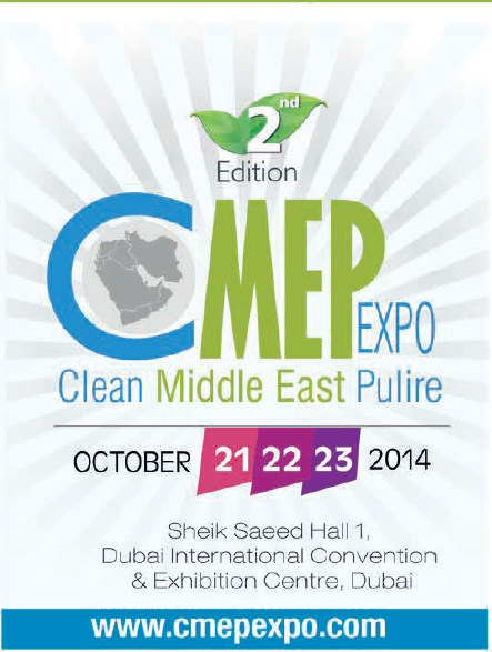 Clean Middle East Pulire, Dubai 21-23 October 2014