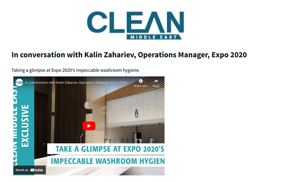 In conversation with Kalin Zahariev, Operations Manager, Expo 2020