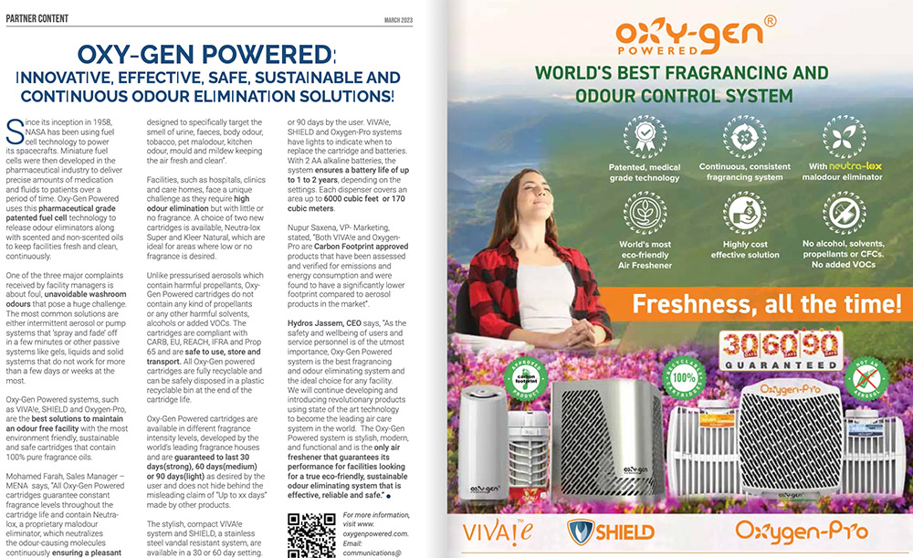 Oxygen Powered Innovative, Effective, Safe, Sustainable And Continuous Odour Elimination Solutions