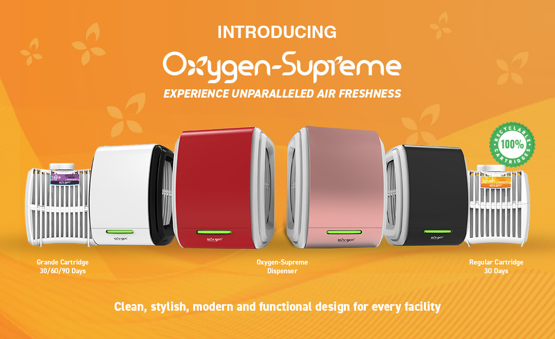 Unparalleled air freshness from Oxy-Gen Powered debuts at Interclean Amsterdam 2022